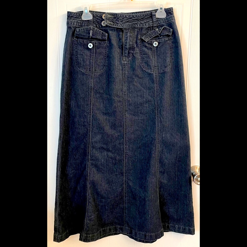 Christopher and Banks denim skirt